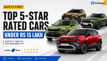 Best 5-Star Safety Rated Cars Under Rs 15 Lakh in India: Check List Here